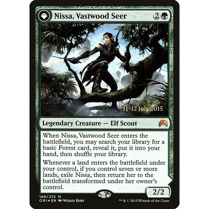 Image for Nissa, Vastwood Seer (189) (PRE) - Magic: The Gathering