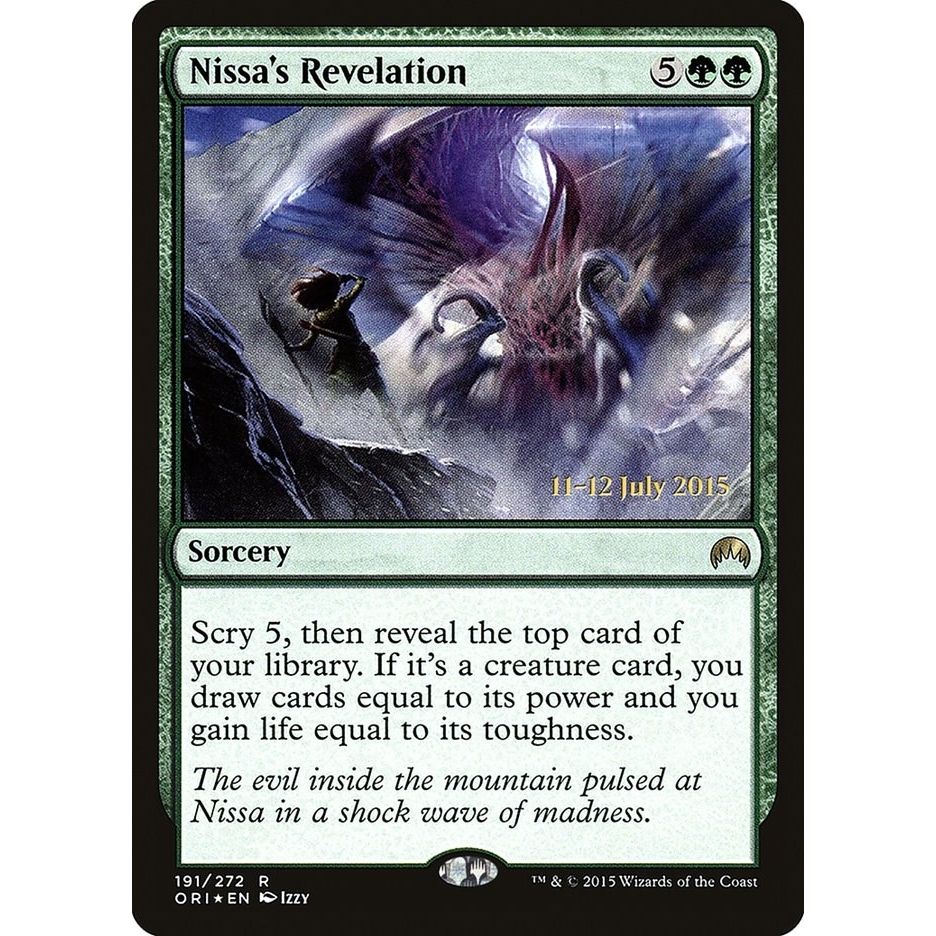 Image for Nissa's Revelation (191) (PRE) - Magic: The Gathering