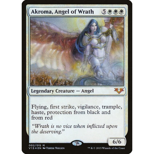 Image for Akroma, Angel of Wrath (2) (V15) - Magic: The Gathering