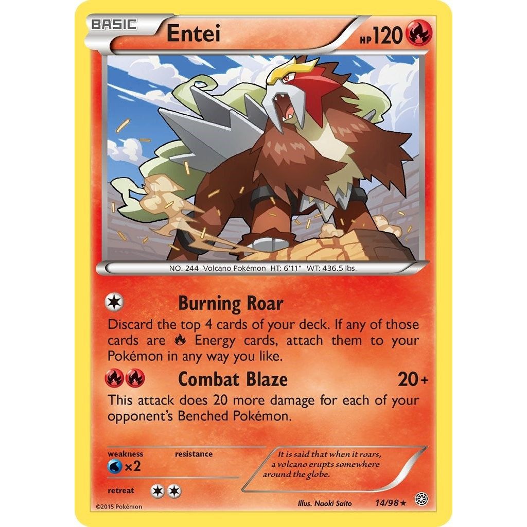 Image for Entei (14) (14/98) (AOR) - Pokemon