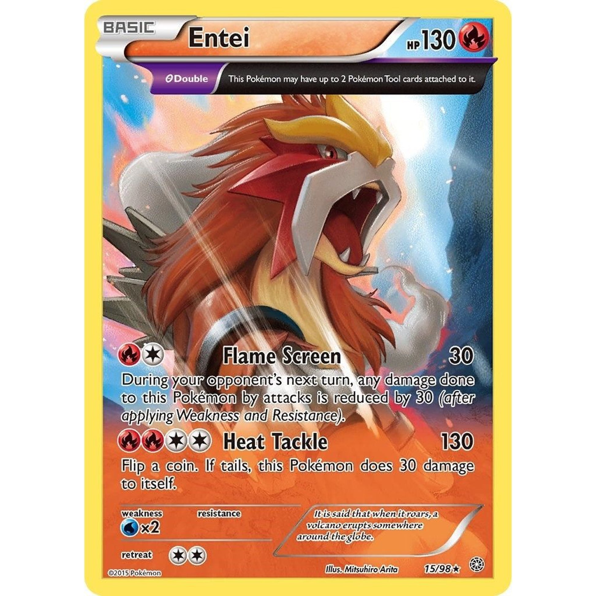 Image for Entei (15) (15/98) (AOR) - Pokemon