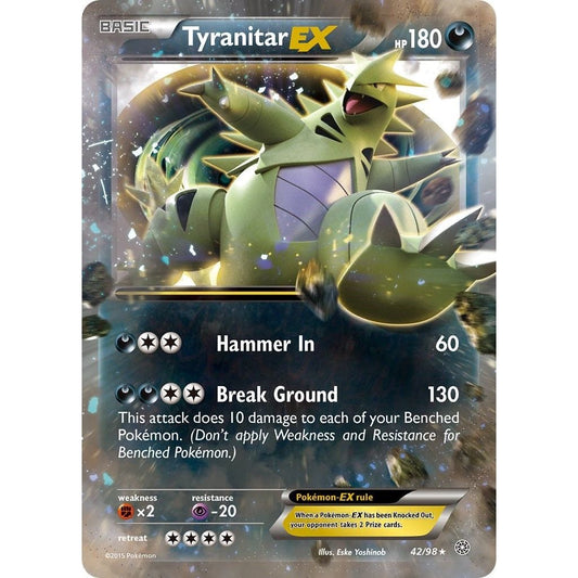 Image for Tyranitar EX (42/98) (AOR) - Pokemon