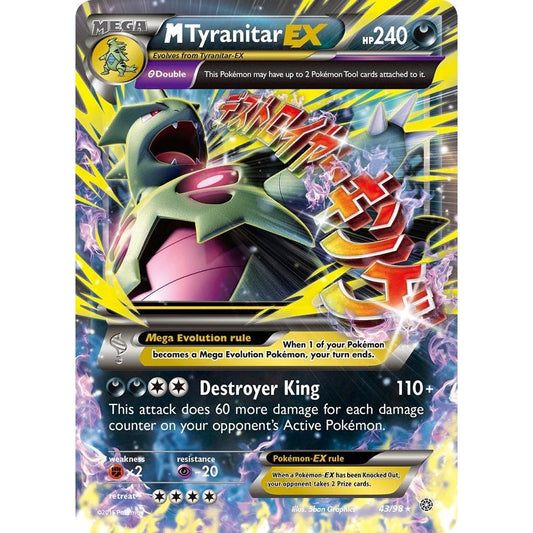 Image for M Tyranitar EX (43/98) (AOR) - Pokemon