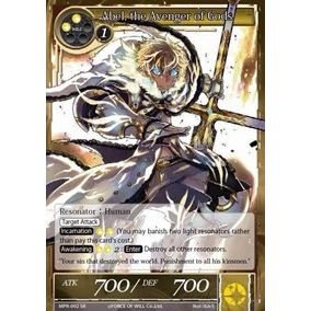Image for Abel, the Avenger of Gods (MPR-002) (MPR) - Force of Will