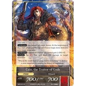Image for Apostle of Creation // Cain, the Traitor of Gods (MPR-021/J) (MPR) - Force of Will