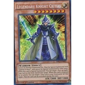 Image for Legendary Knight Critias (DRL2-EN002) (DRL2) - YuGiOh