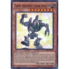 Image for Toon Ancient Gear Golem (DRL2-EN022) (DRL2) - YuGiOh