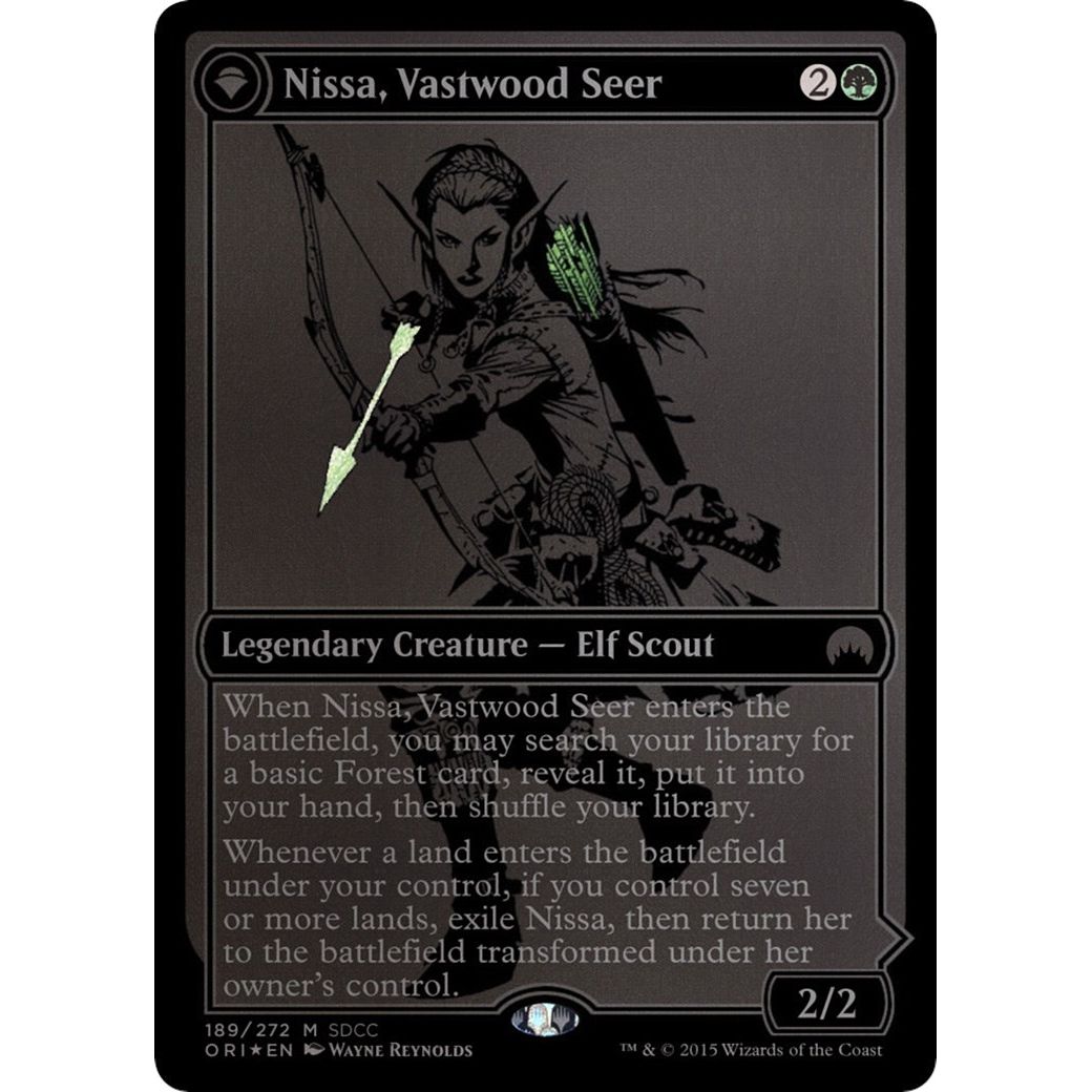 Image for Nissa, Vastwood Seer (SDCC 2015 Exclusive) (189) (MEDIA) - Magic: The Gathering