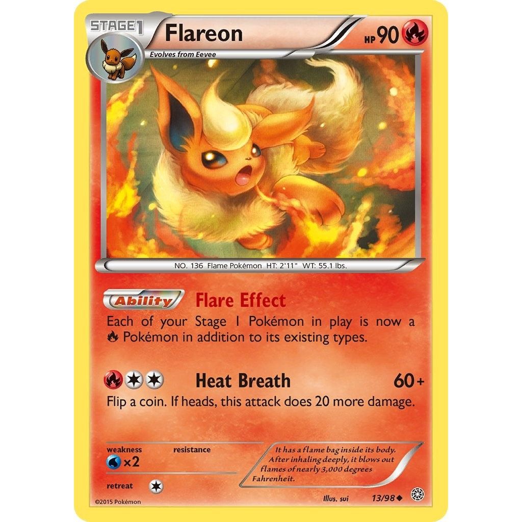 Image for Flareon (13/98) (AOR) - Pokemon