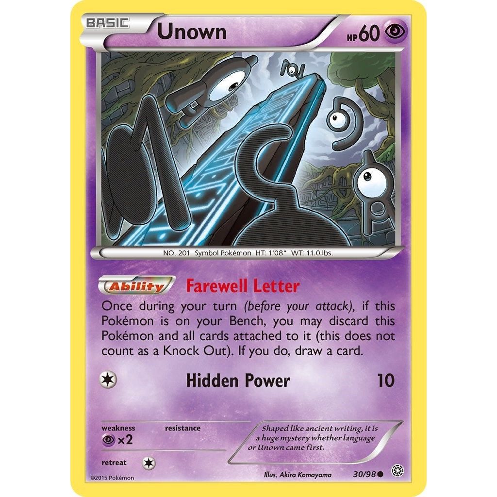 Image for Unown (30/98) (AOR) - Pokemon
