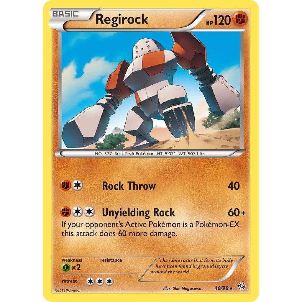 Image for Regirock (40/98) (AOR) - Pokemon
