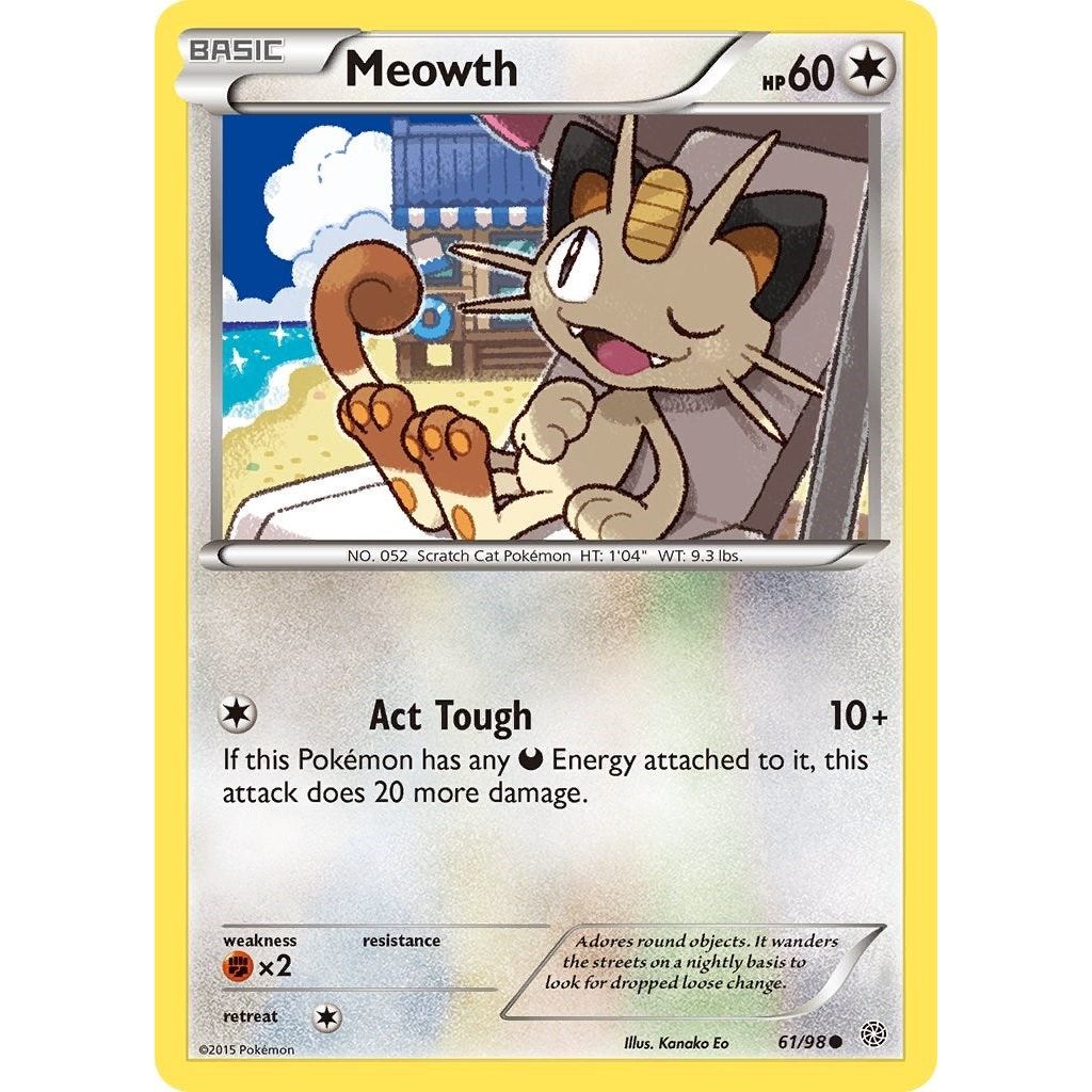Image for Meowth (61/98) (AOR) - Pokemon