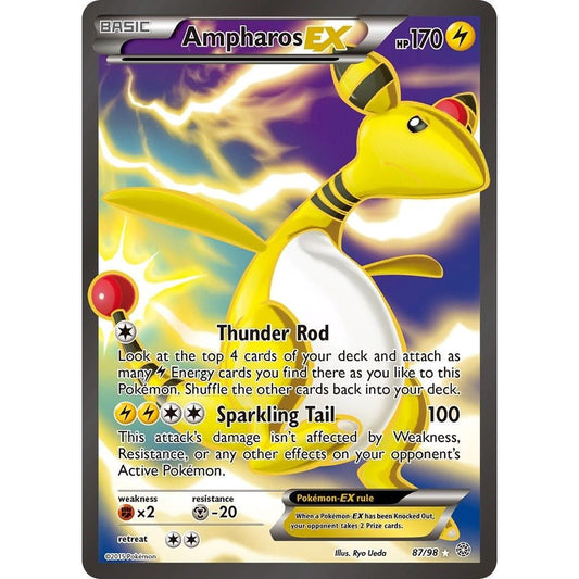 Ampharos EX (87 Full Art) (87/98) (AOR)