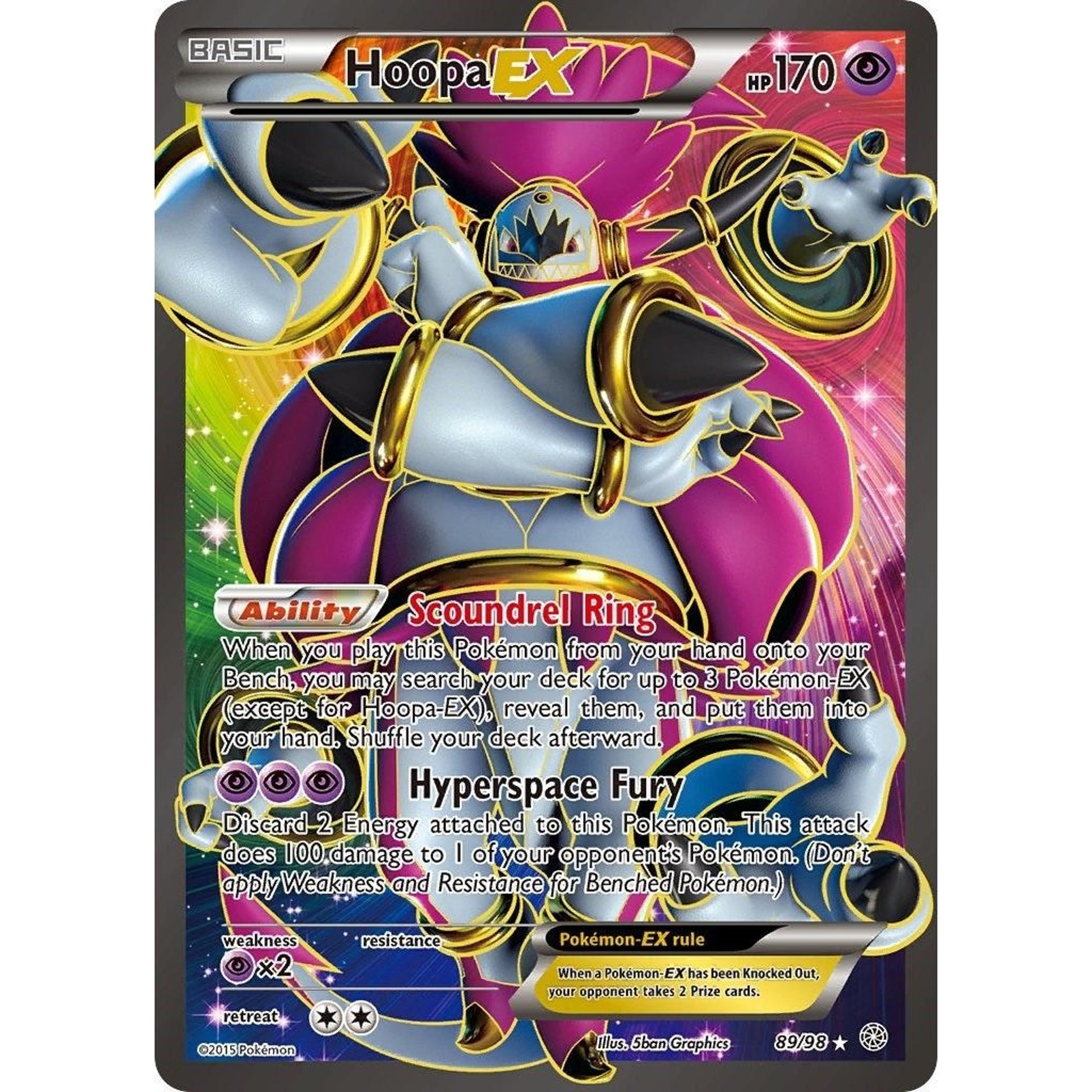 Image for Hoopa EX (89 Full Art) (89/98) (AOR) - Pokemon