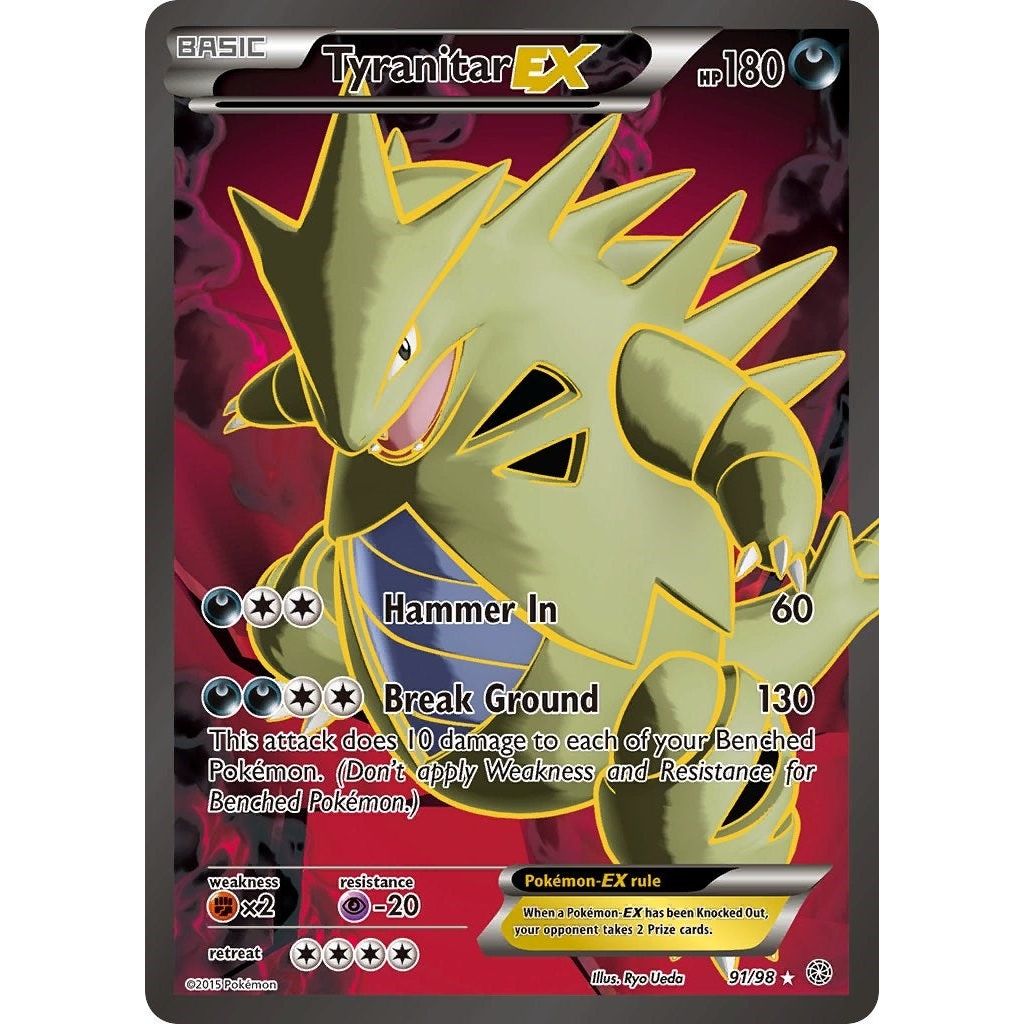 Image for Tyranitar EX (91 Full Art) (91/98) (AOR) - Pokemon