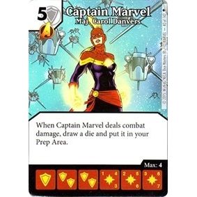 Image for Captain Marvel - Maj. Carol Danvers (40) - Dice Masters