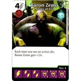 Image for Baron Zemo - Master of Evil (75) - Dice Masters