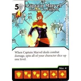 Image for Captain Marvel - Human/Kree Hybrid (78) - Dice Masters