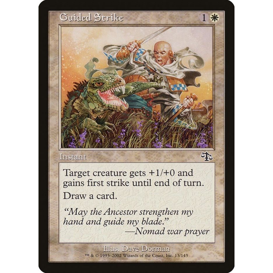 Image for Guided Strike (13) (JUD) - Magic: The Gathering