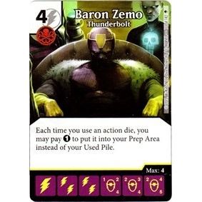 Image for Baron Zemo - Thunderbolt (107) - Dice Masters