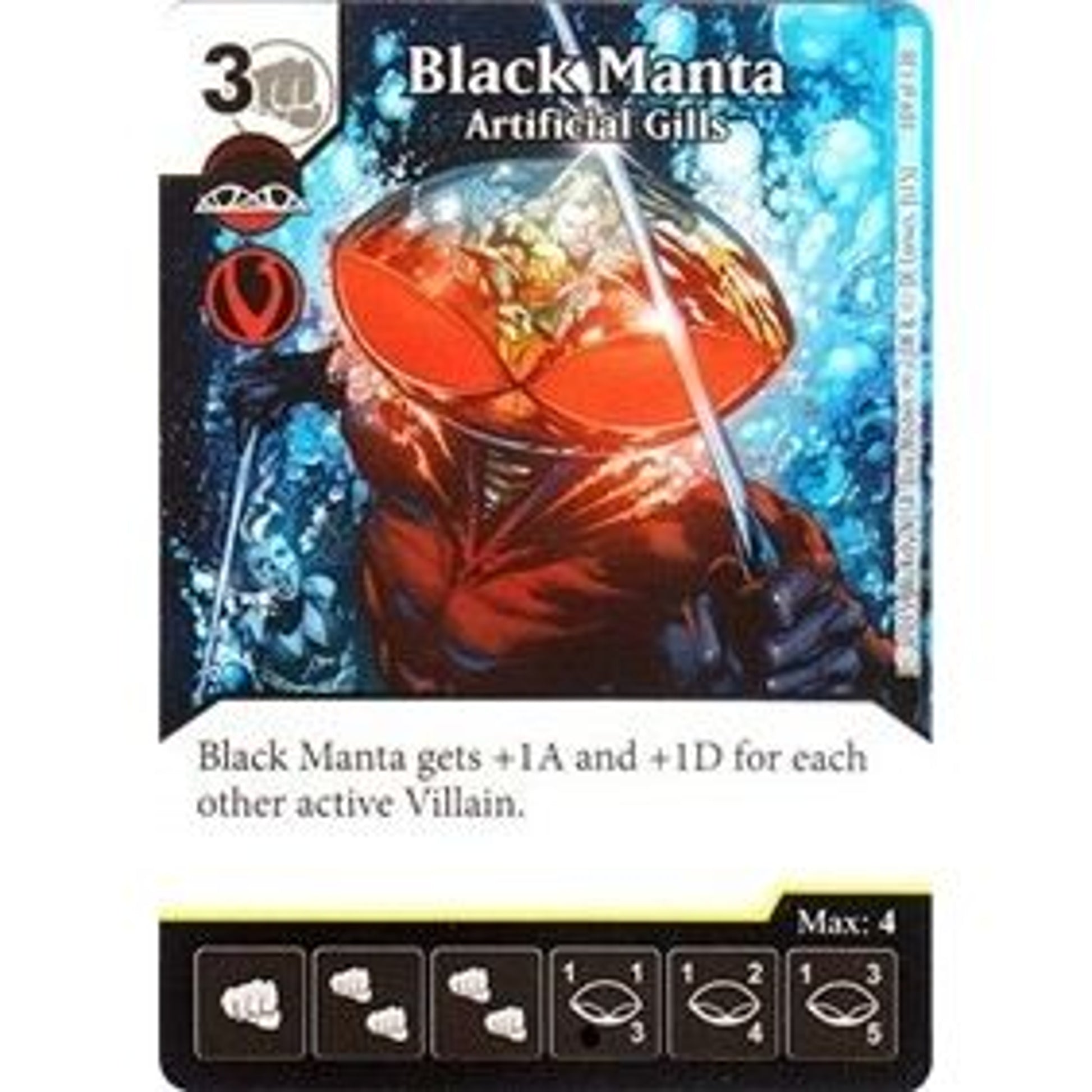 Image for Black Manta - Artificial Gills (109) - Dice Masters