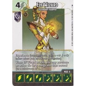 Image for Elf Wizard - Legendary Harper (2) - Dice Masters
