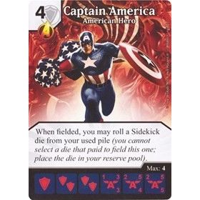 Image for Captain America - American Hero (4) - Dice Masters