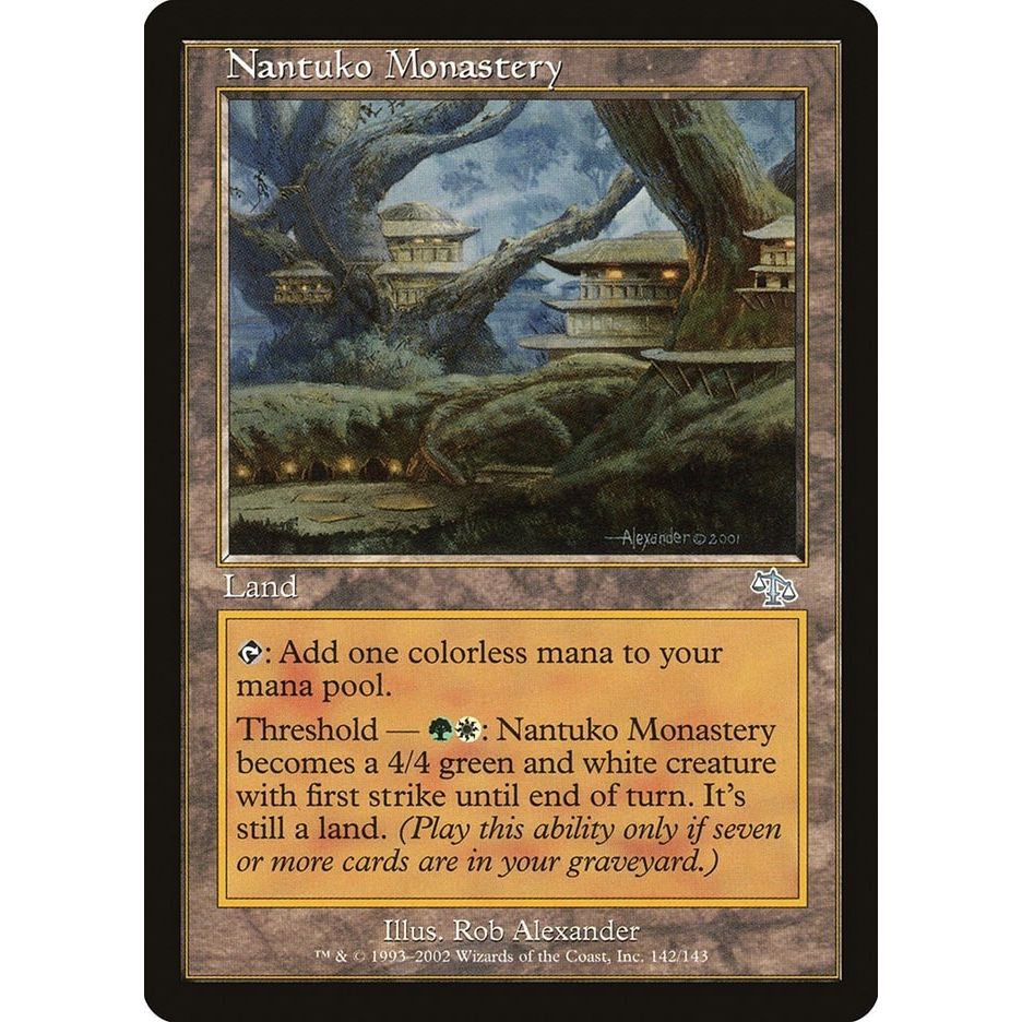 Image for Nantuko Monastery (142) (JUD) - Magic: The Gathering