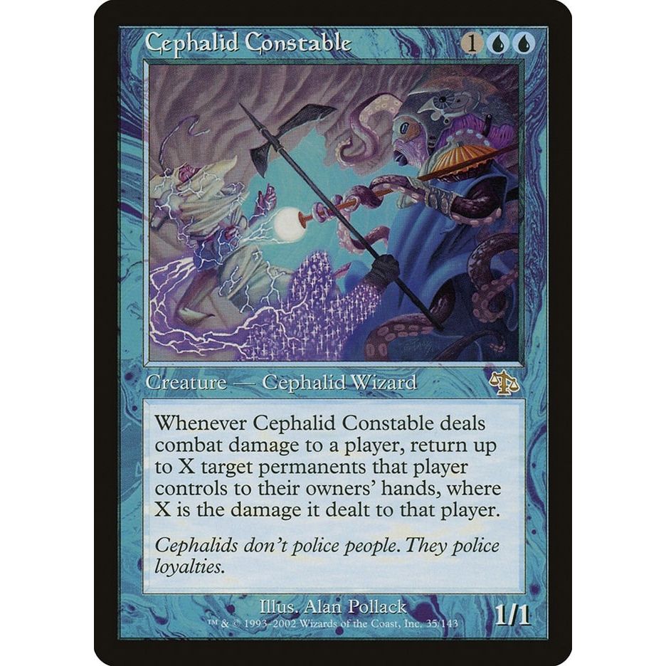 Image for Cephalid Constable (35) (JUD) - Magic: The Gathering