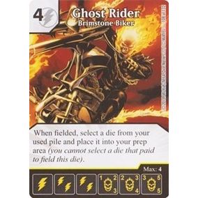 Image for Ghost Rider - Brimstone Biker (108) - Dice Masters