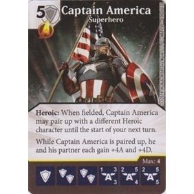 Image for Captain America - Superhero (100) - Dice Masters
