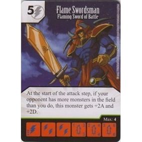 Image for Flame Swordsman - Flaming Sword of Battle (49) - Dice Masters