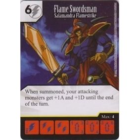 Image for Flame Swordsman - Salamandra Flamestrike (82) - Dice Masters