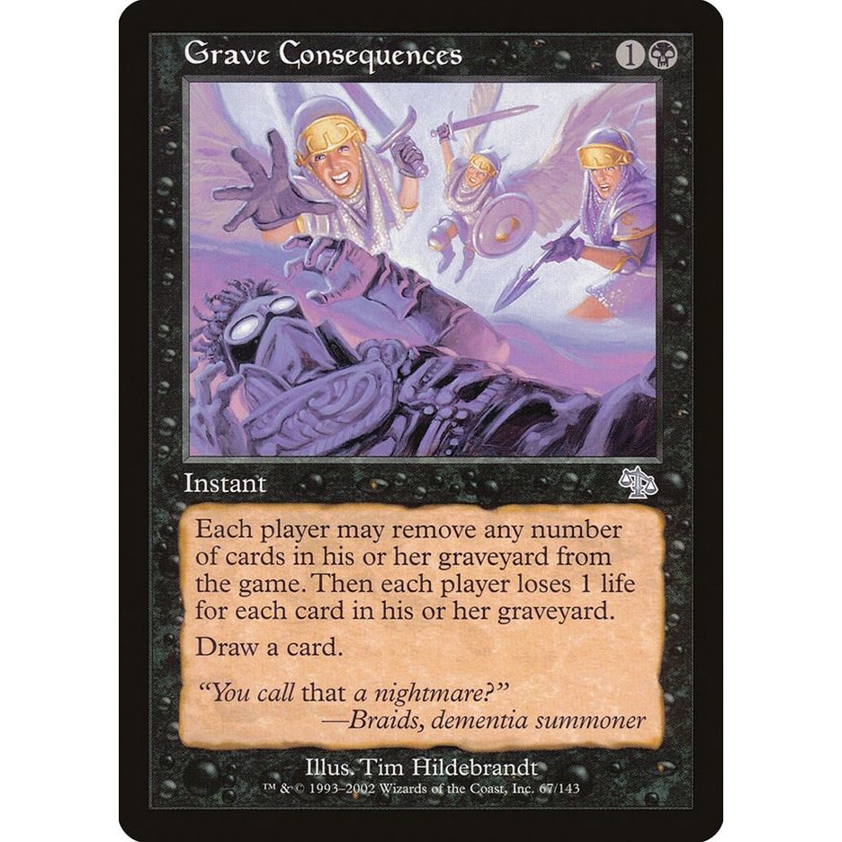 Image for Grave Consequences (67) (JUD) - Magic: The Gathering