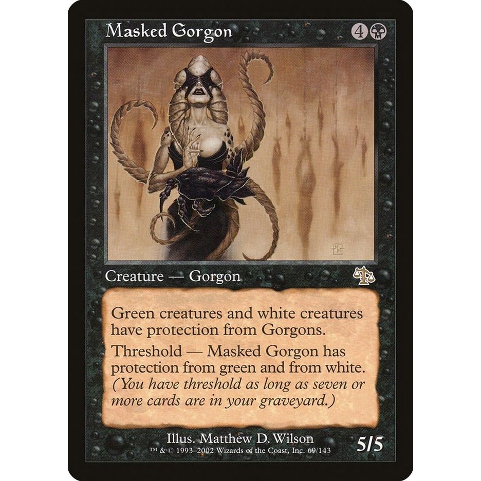 Image for Masked Gorgon (69) (JUD) - Magic: The Gathering