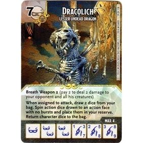 Image for Dracolich - Lesser Undead Dragon (29) - Dice Masters