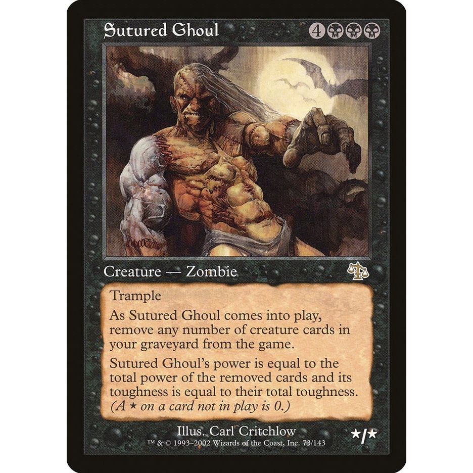 Image for Sutured Ghoul (73) (JUD) - Magic: The Gathering