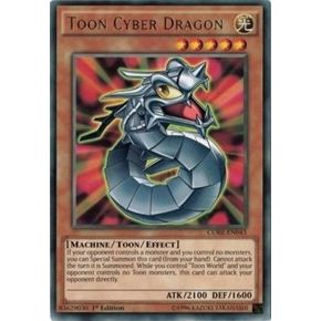 Image for Toon Cyber Dragon (CORE-EN043) (CORE) - YuGiOh