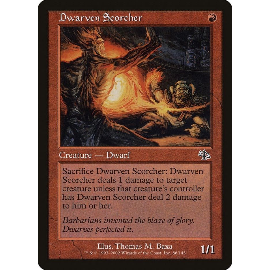Image for Dwarven Scorcher (86) (JUD) - Magic: The Gathering