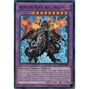 Image for Archfiend Black Skull Dragon (CORE-EN048) (CORE) - YuGiOh