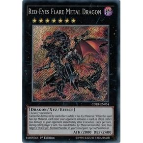 Image for Red-Eyes Flare Metal Dragon (CORE-EN054) (CORE) - YuGiOh