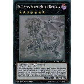 Image for Red-Eyes Flare Metal Dragon (Ghost Rare) (CORE-EN054) (CORE) - YuGiOh