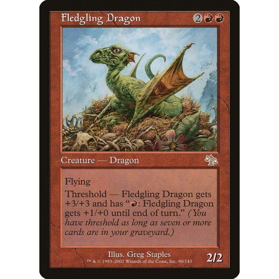 Image for Fledgling Dragon (90) (JUD) - Magic: The Gathering