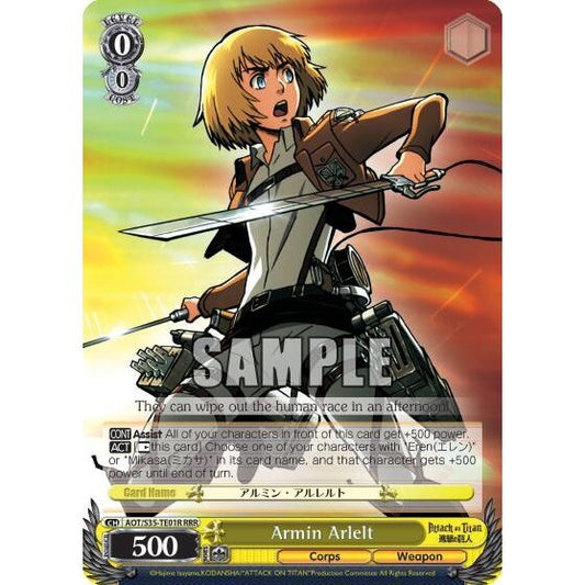Image for Armin Arlelt (RRR) (AOT/S35-TE01R RRR) (AOT/S35) - Weiss Schwarz