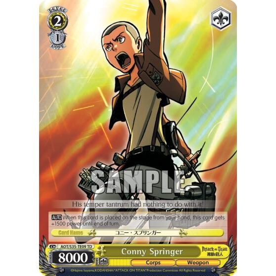 Image for Conny Springer (AOT/S35-TE09 TD) (AOT/S35) - Weiss Schwarz