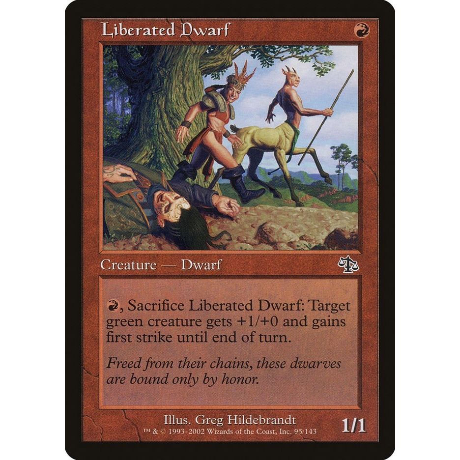 Image for Liberated Dwarf (95) (JUD) - Magic: The Gathering