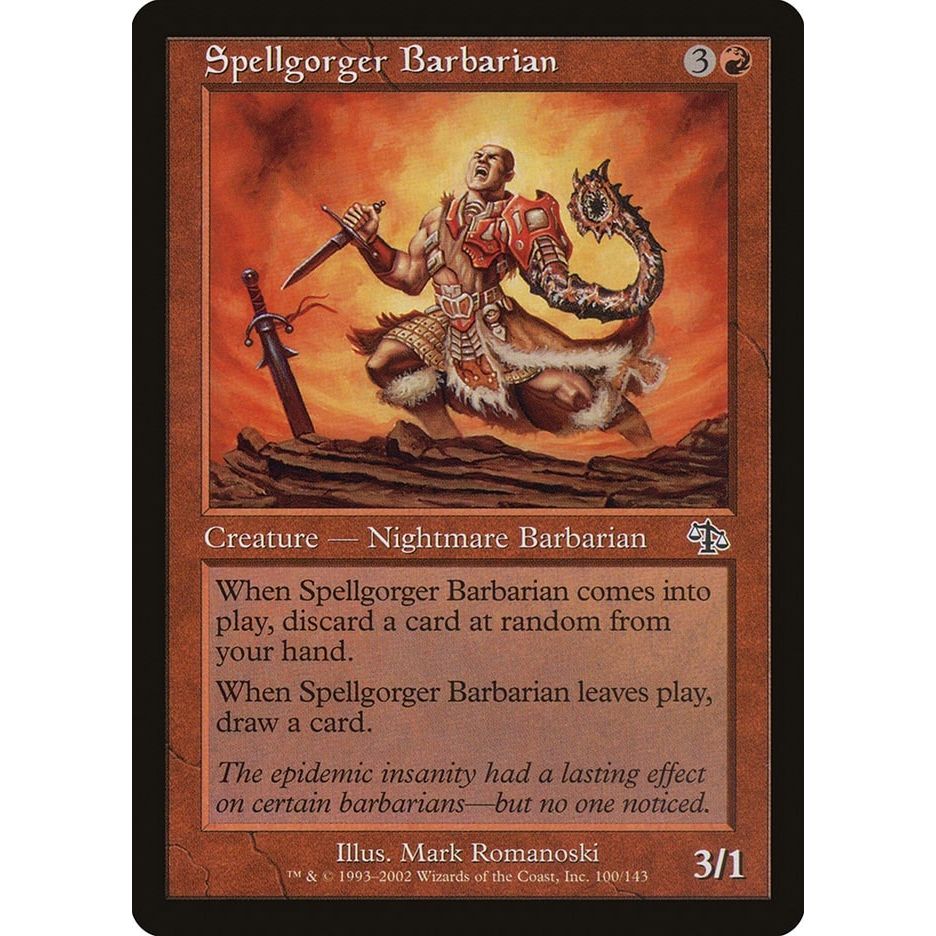 Image for Spellgorger Barbarian (100) (JUD) - Magic: The Gathering