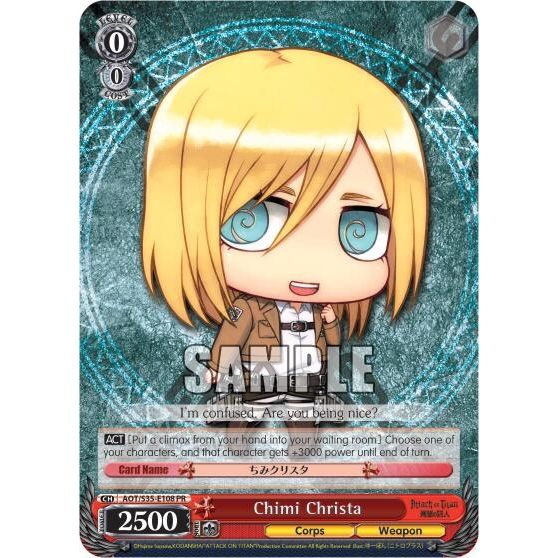 Image for Chimi Christa (AOT/S35-E108 PR) (AOT/S35) - Weiss Schwarz