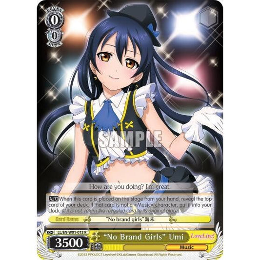 Image for "No Brand Girls" Umi (LL/EN-W01-013 R) (LL/EN-W01) - Weiss Schwarz