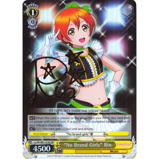 Image for "No Brand Girls" Rin (XR) (LL/EN-W01-014X XR) (LL/EN-W01) - Weiss Schwarz